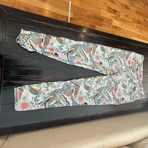 Victoria's Secret Black and Floral Leggings